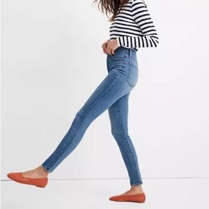 Madewell high rise skinny jeans